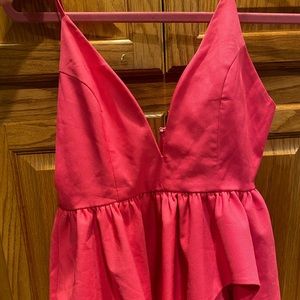 Hot pink going out top